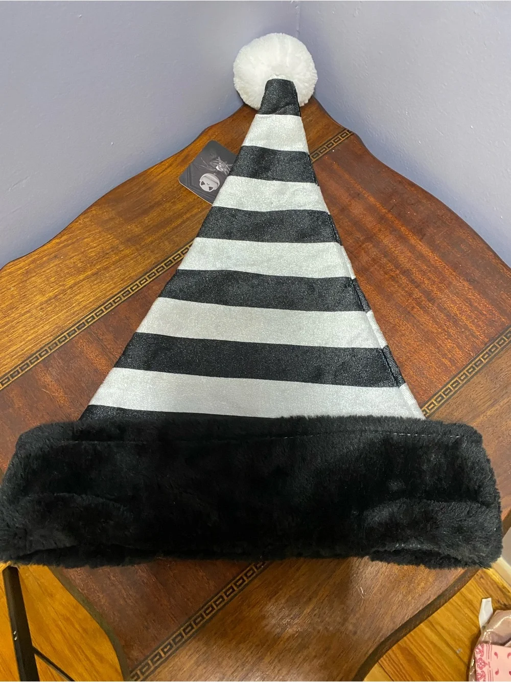 The Nightmare Before Christmas Black & White Striped - Official License Adult